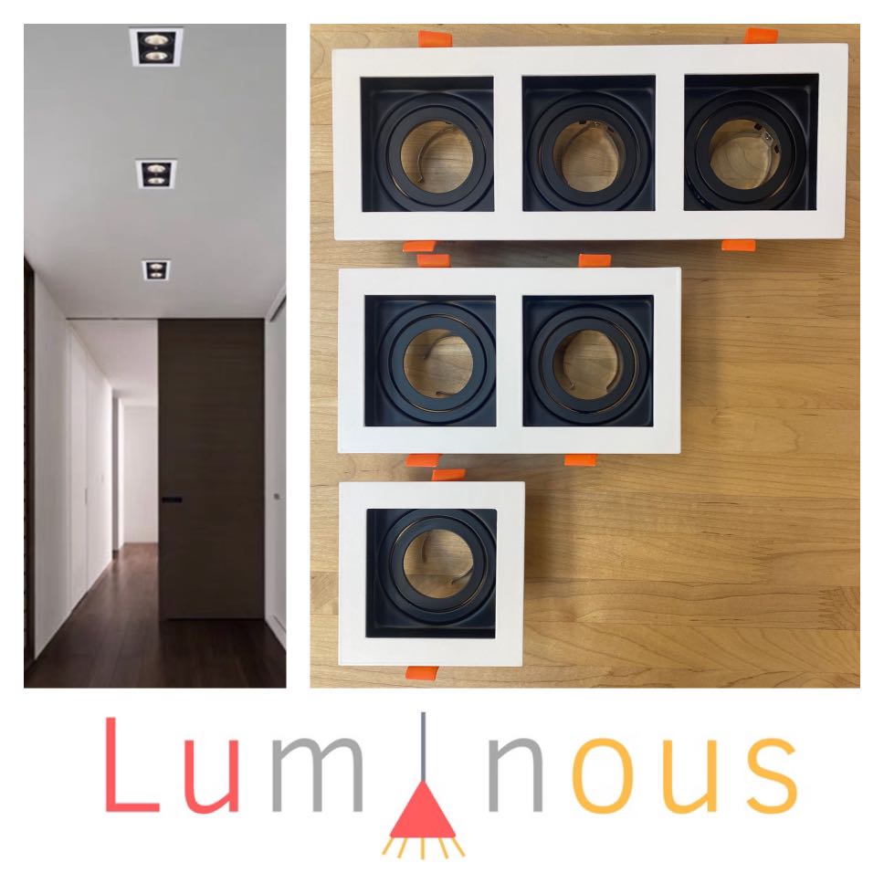 Zebra Downlight GU10 Led Spot Light Holder, Furniture & Home Living