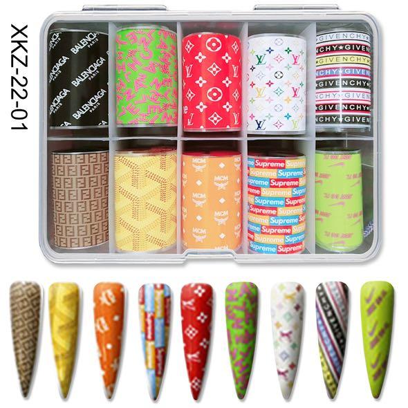 Buy Ultimate Luxury Logo Inspired Nail Art Stickers 6 Sheets Self-Adhesive  Popular Nail Art Decals Foils for Nail DIY Manicure, Gold, Black, White,  Multicolor (+600pcs) Online at desertcartINDIA