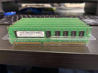 8GB (8 x 1GB) DDR3 1333MHz (PC3-10600) ECC RAM