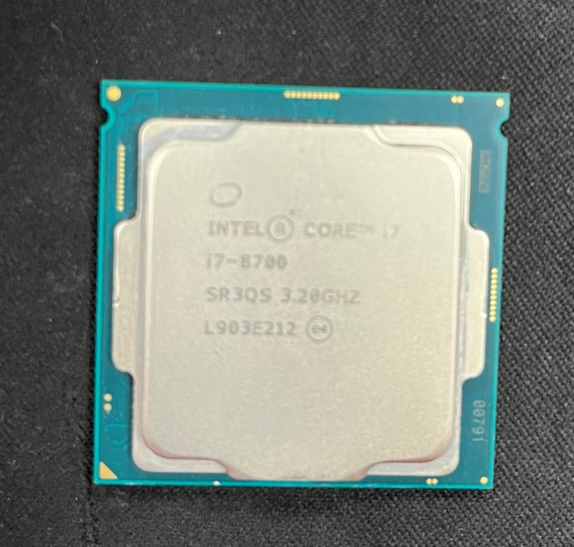 泓達電腦 二手CPU 無保固 Intel i7-8700