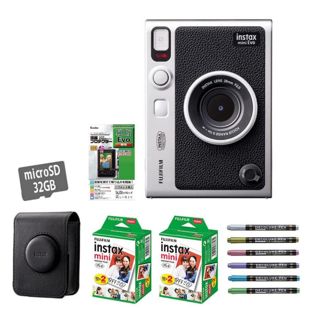 日本直送FUJIFILM instax mini Evo 即影即有相機Set, 攝影器材, 相機