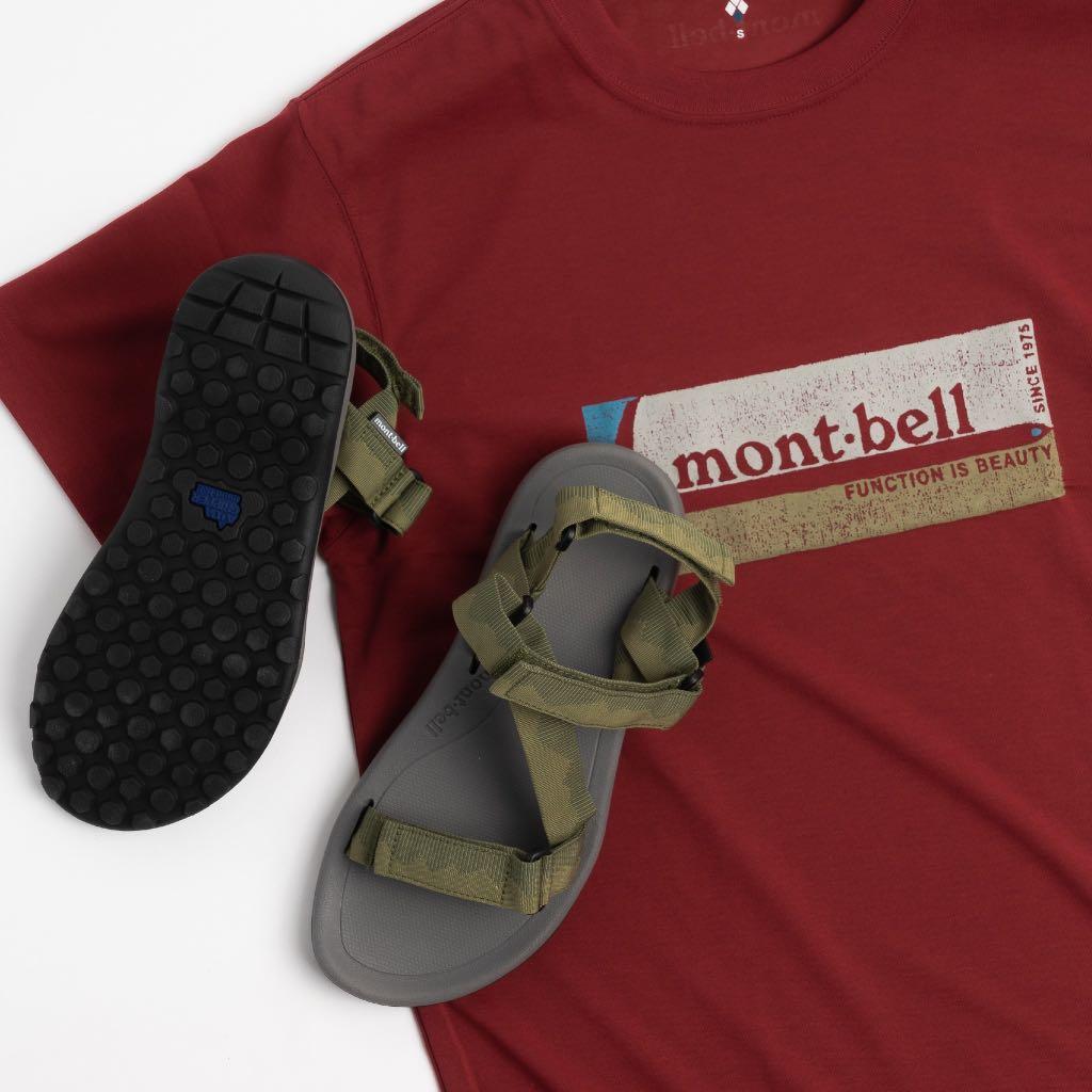 日版mont Bell Tee 涼鞋sandal 男裝 上身及套裝 T Shirt 恤衫 有領衫 Carousell