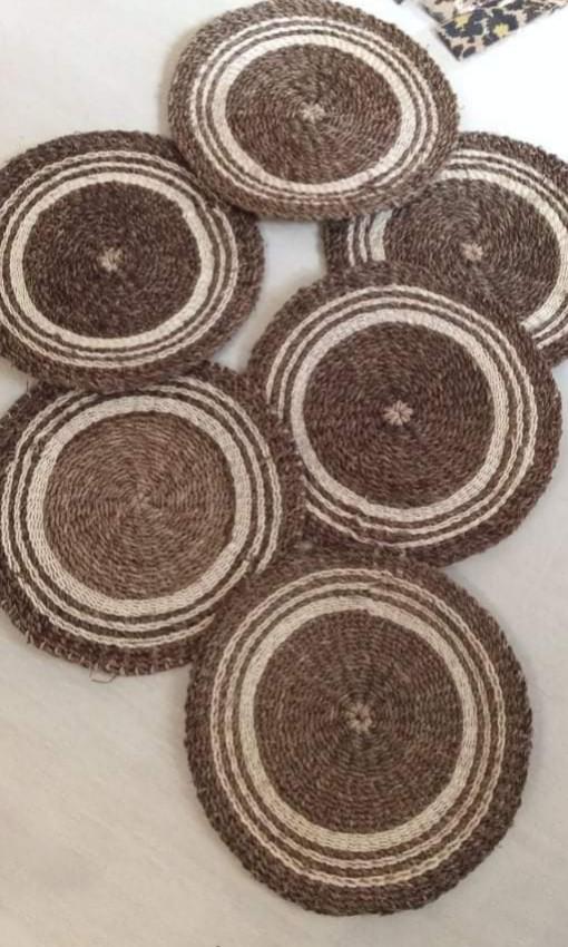 Abaca & rattan placemat, Furniture & Home Living, Kitchenware ...