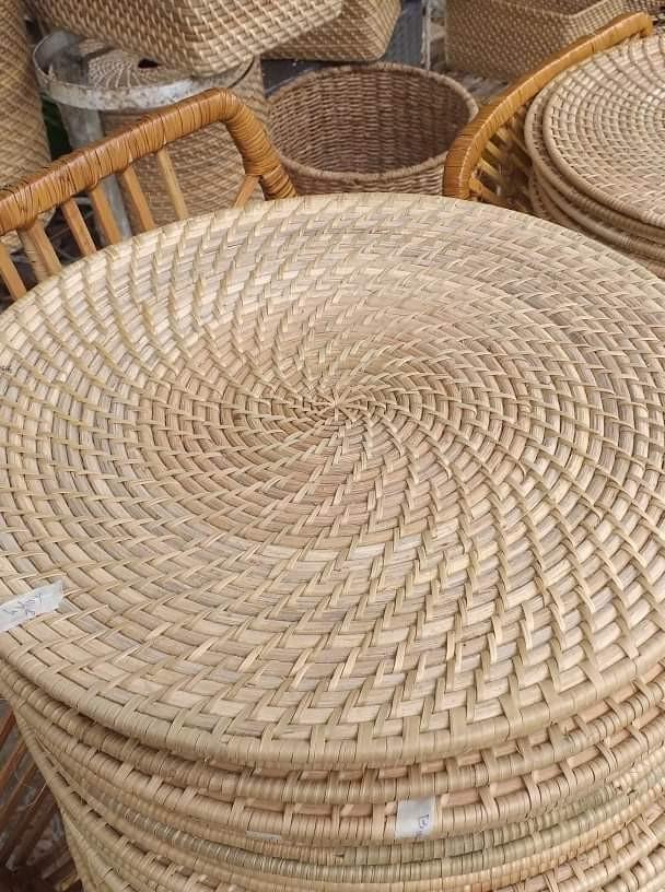 Abaca & rattan placemat, Furniture & Home Living, Kitchenware ...