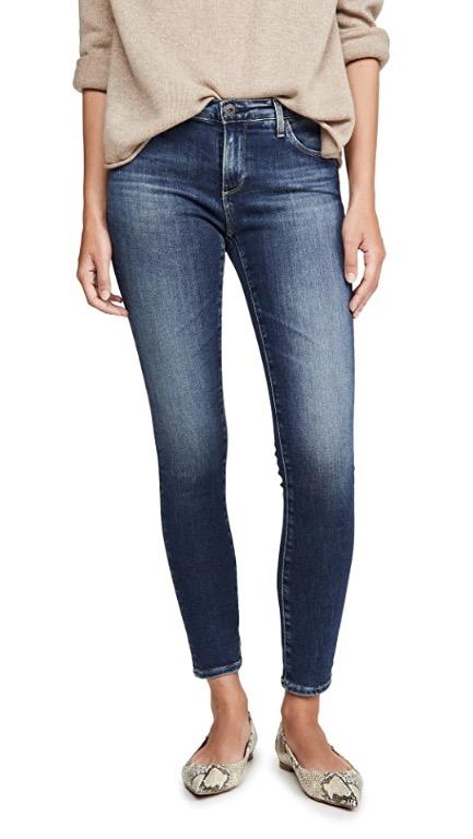 Ag raw hem cheap legging ankle jeans