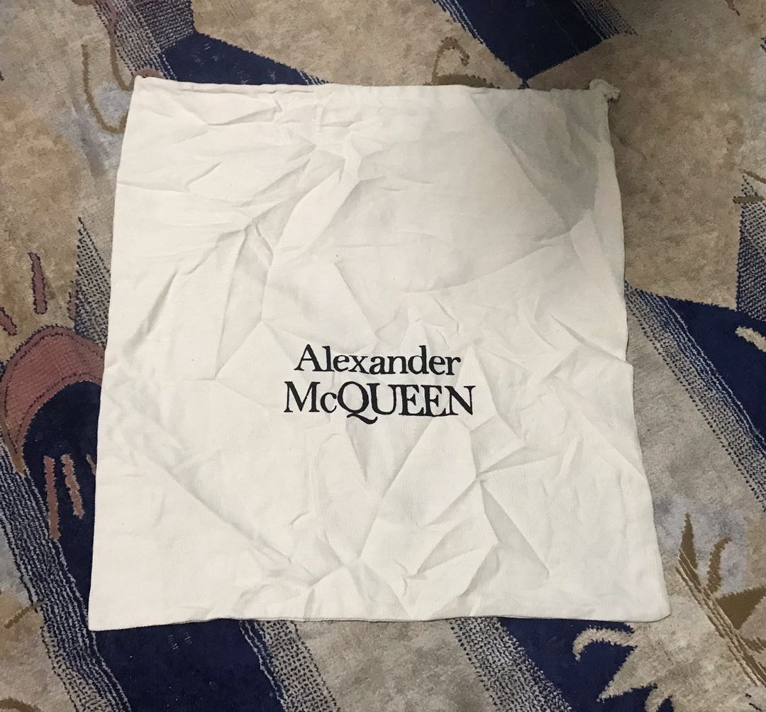 Alexander mcqueen dust bag deals