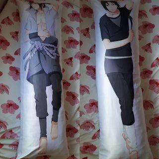 From Japan Anime Naruto Sasuke Itachi 2 in 1 back to back Dakimakura Body Pillow Waifu Pillow