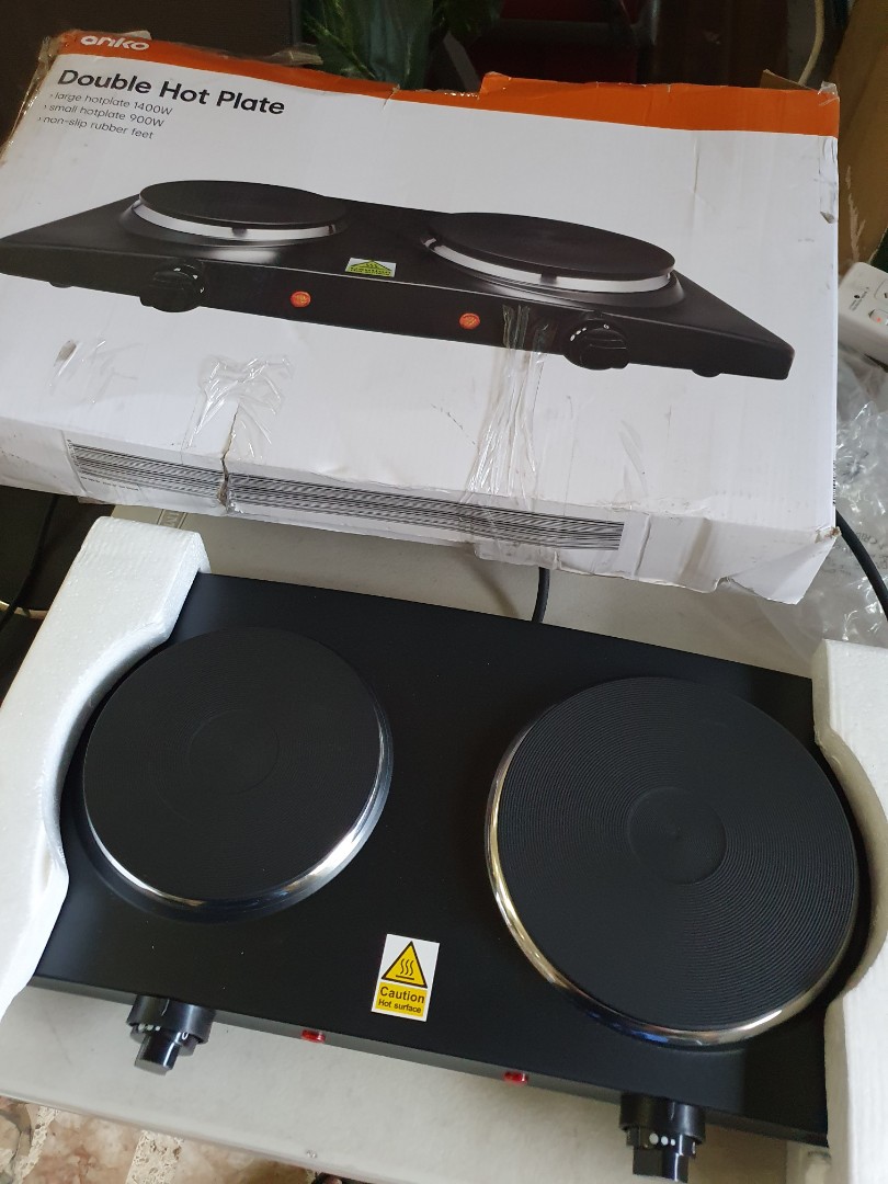 Anko Double Hot Plate, Furniture & Home Living, Kitchenware & Tableware, Cookware & Accessories