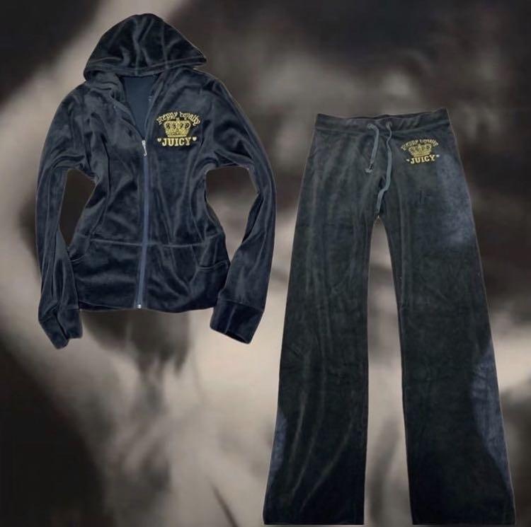 Auth Juicy Couture Tracksuit, Men's Fashion, Tops & Sets, Sets