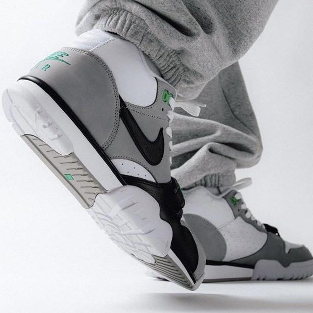 Better One 代購Nike Air Trainer 1 Chlorophyll 葉綠素灰色灰白黑綠