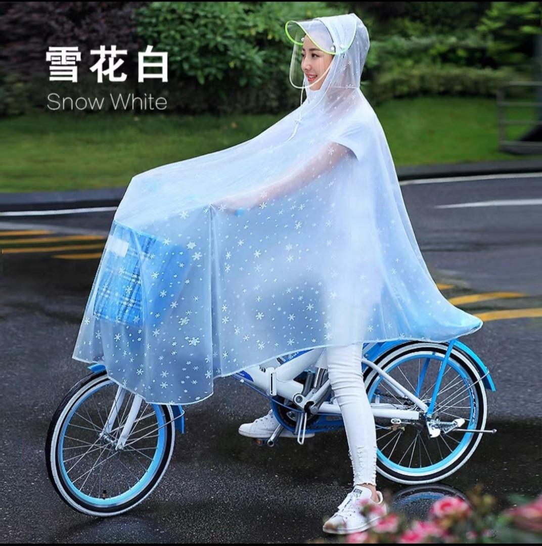 Bicycle raincoat full body cover Women s Fashion Activewear on