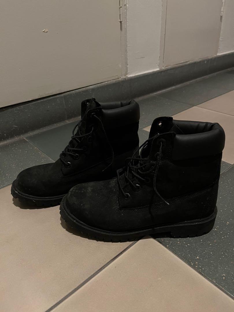 guirnalda Recomendado Apariencia Black Timberland Boots Size 39, Men's Fashion, Footwear, Boots on Carousell