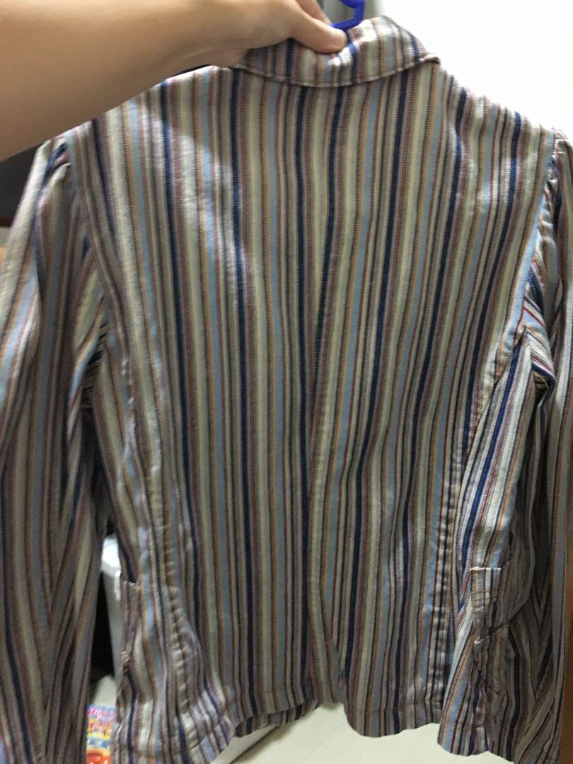 Blazer for Women (Category: Coats, Jackets and Outerwear) located in Pasig City. Submitted by betchaybetchay (Listing ID 1168158318, Image 2). Description: See pic for size. Can fit M-L frame Thick fabric Padala from abroad. Never nagamit dito sa Pinas. .