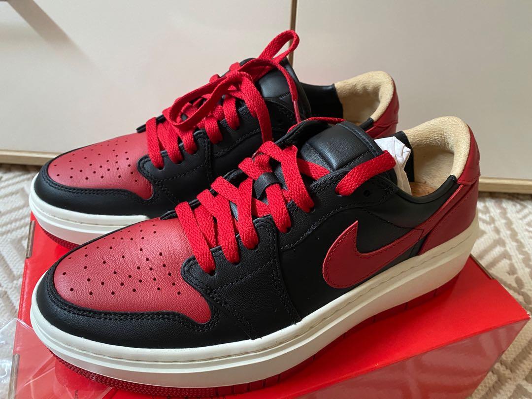 air jordan 1 low se red and black