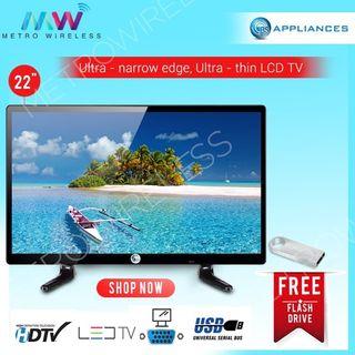 BS Appliances 22" Slim Full HD LED TV with Free USB Flash Drive