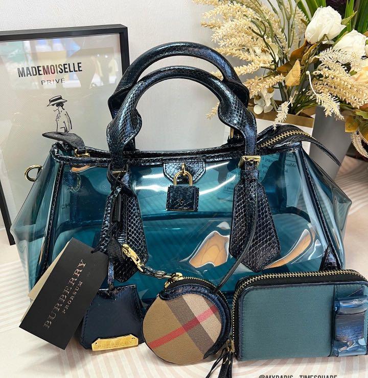 Burberry hotsell metallic bag