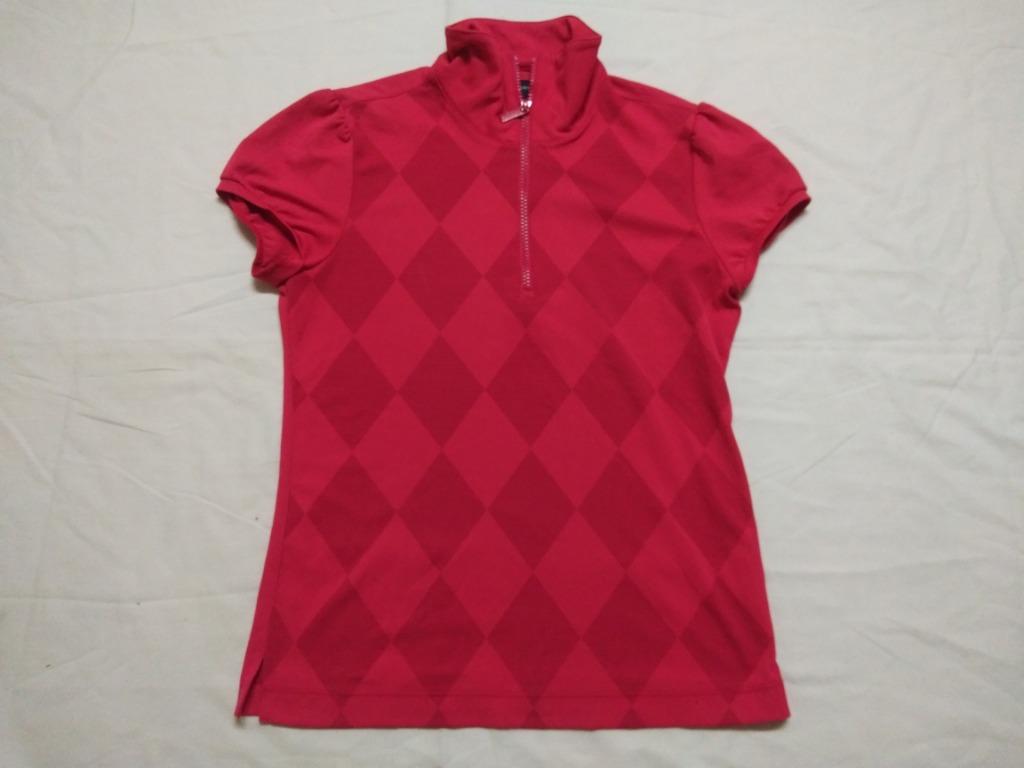 Burberry polo shirt womens pink hotsell