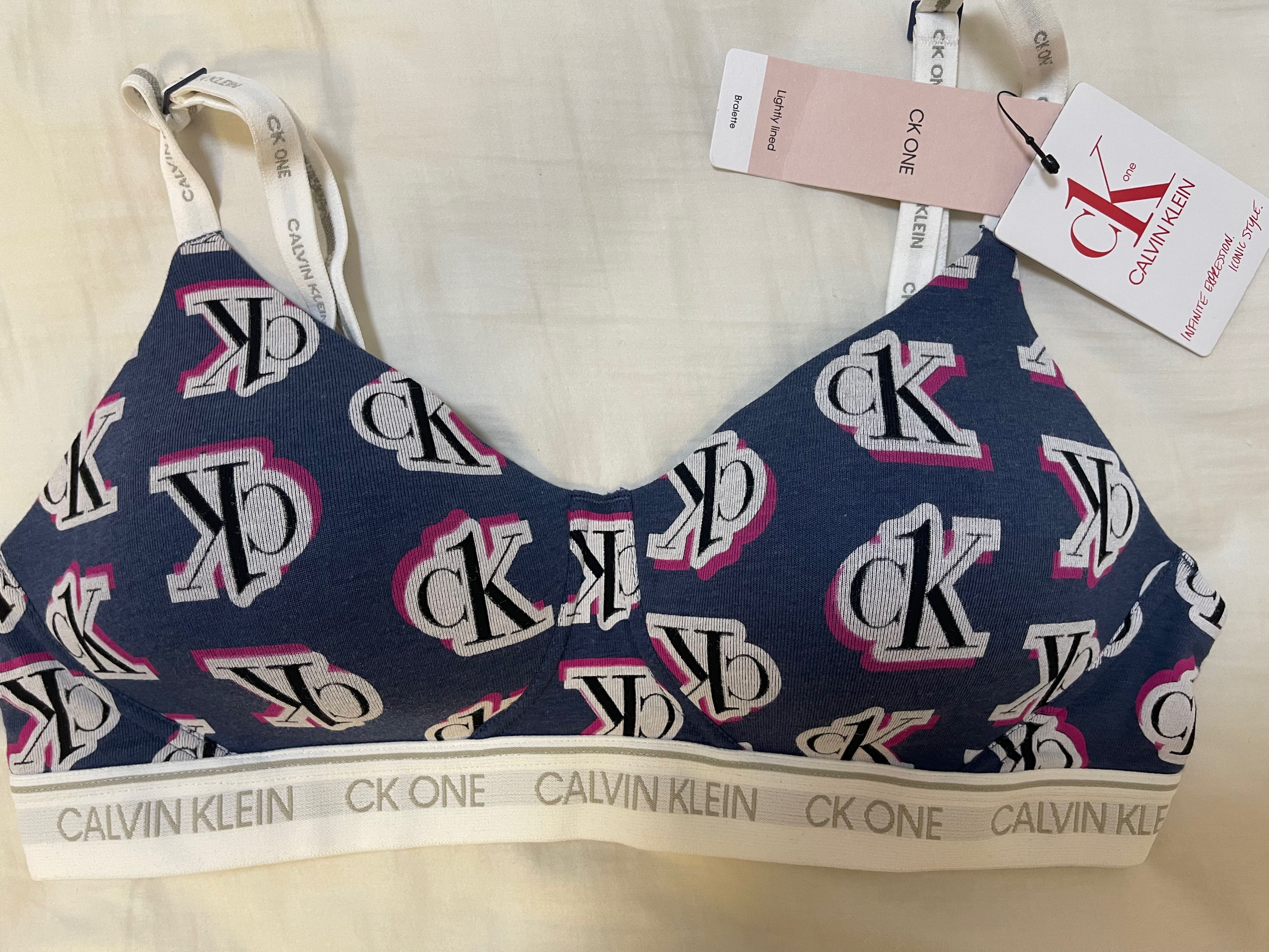 Calvin Klein Lightly Lined Bralette, Women's Fashion, Undergarments &  Loungewear on Carousell