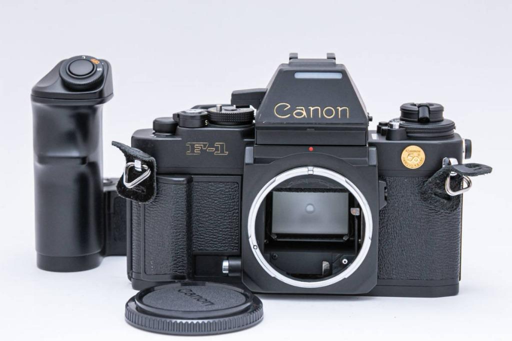 Canon New F-1 AE 50 周年，带有AE Powerwinder FN, 攝影器材, 相機