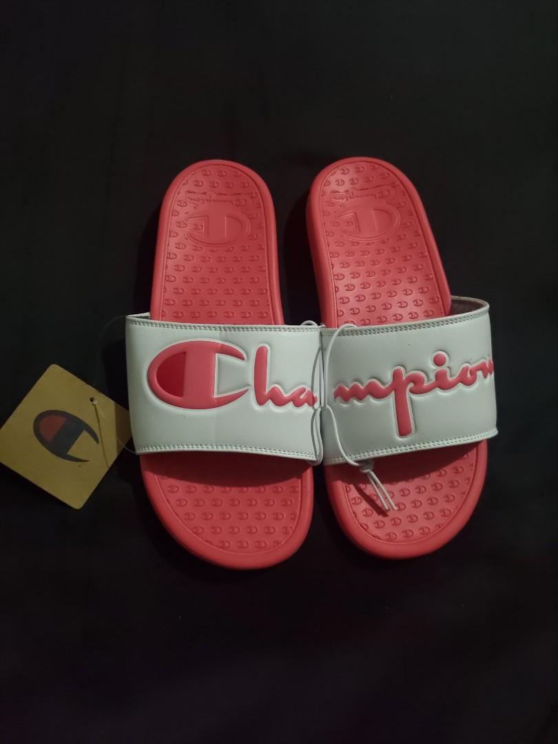 Pink champion flip flops online