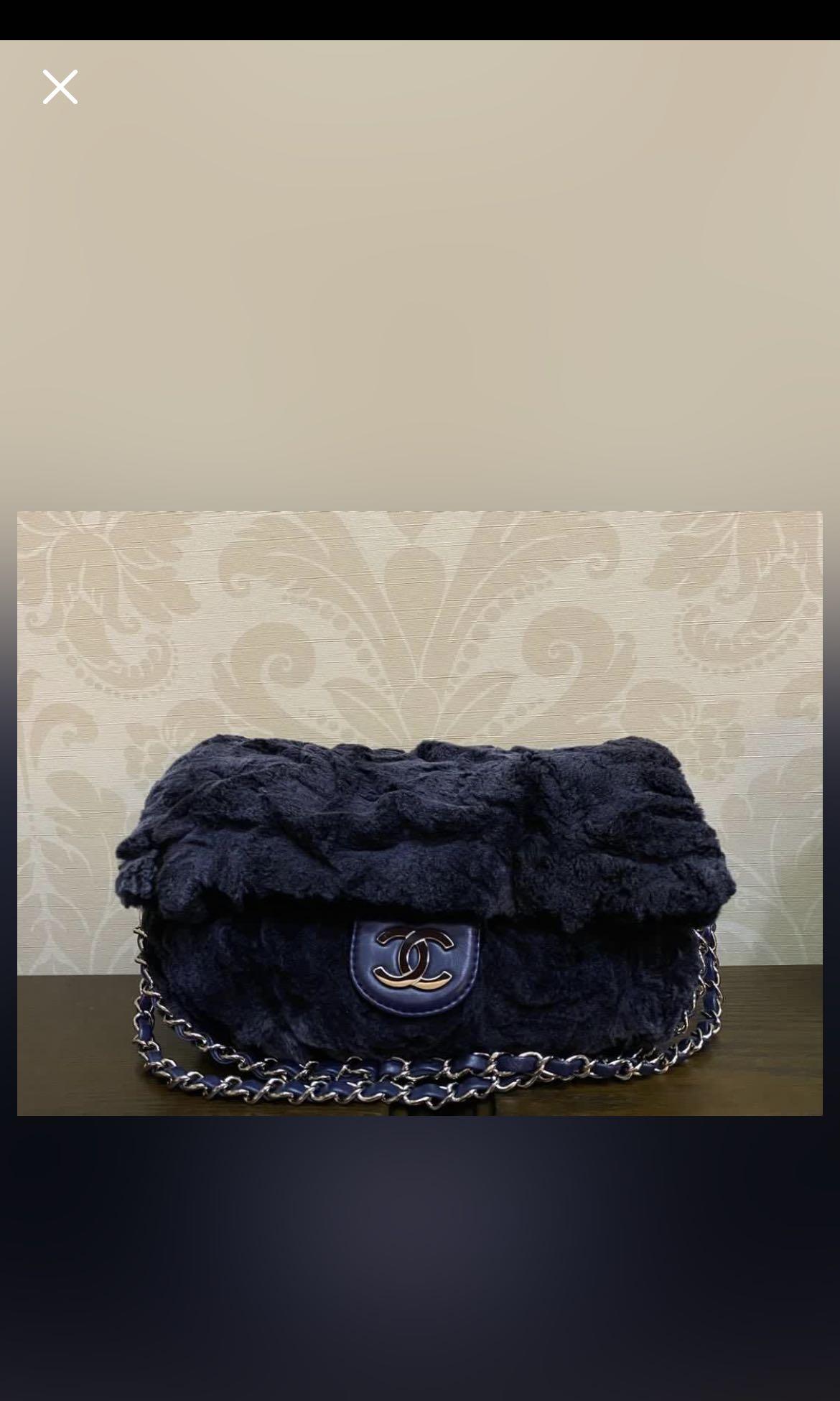 GREY LAPIN FUR AND TECH FABRIC SPORT LINE FLAP SHOULDERBAG CHANEL  A  Collection of a Lifetime Chanel Online  Jewellery  Sothebys