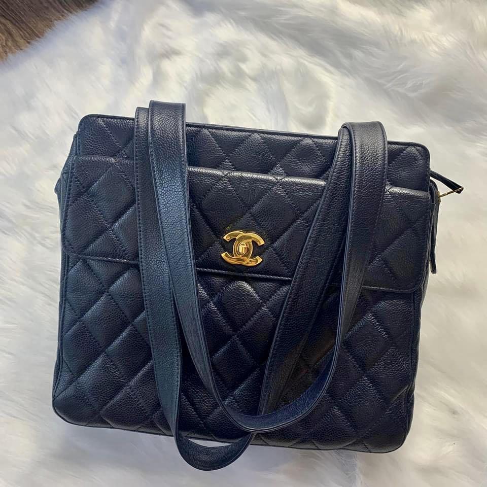 Chanel Vintage shoulders bags., Luxury, Bags & Wallets on Carousell