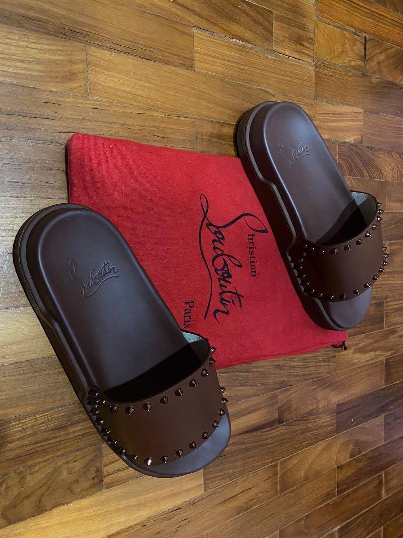 Pool Slides Mens Louboutin Flip Flops Christian Louboutin Pool Fun