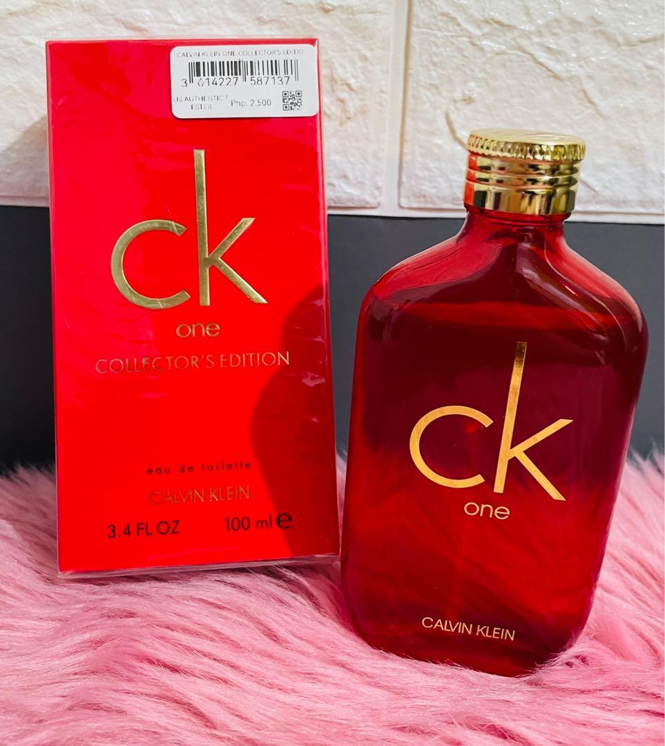 Ck one sales red limited edition