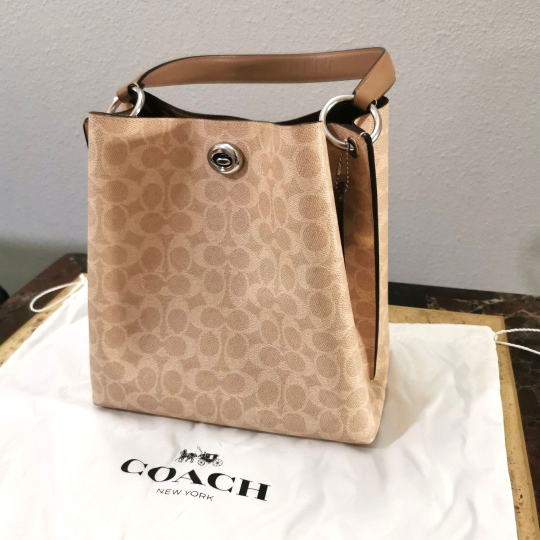 Coach Charlie Bucket Bag In Signature Canvas