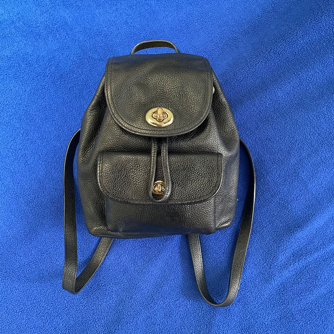 coach mini turnlock backpack