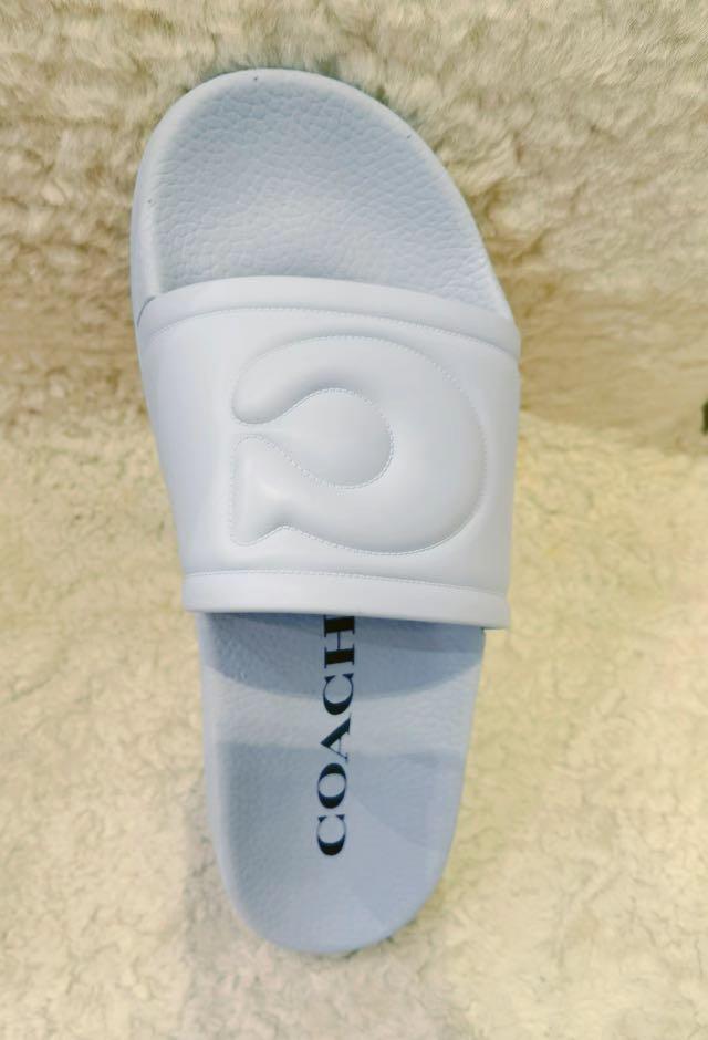 Coach Slippers white