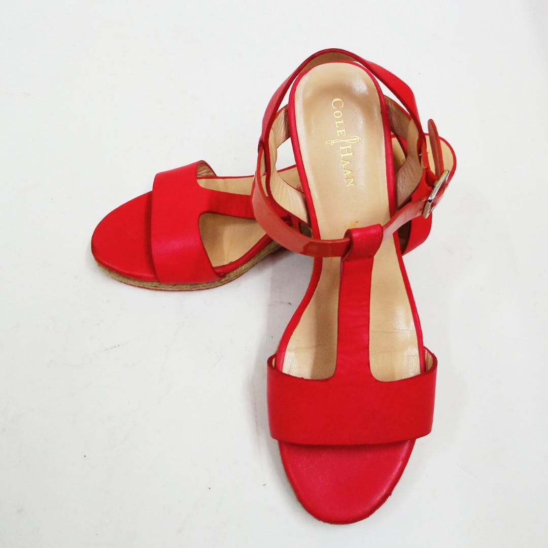 Cole haan red sandals hotsell
