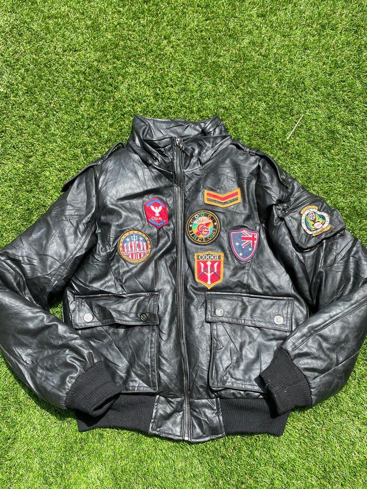 COOGI Vintage Faux Leather Jacket Women s Fashion Coats Jackets