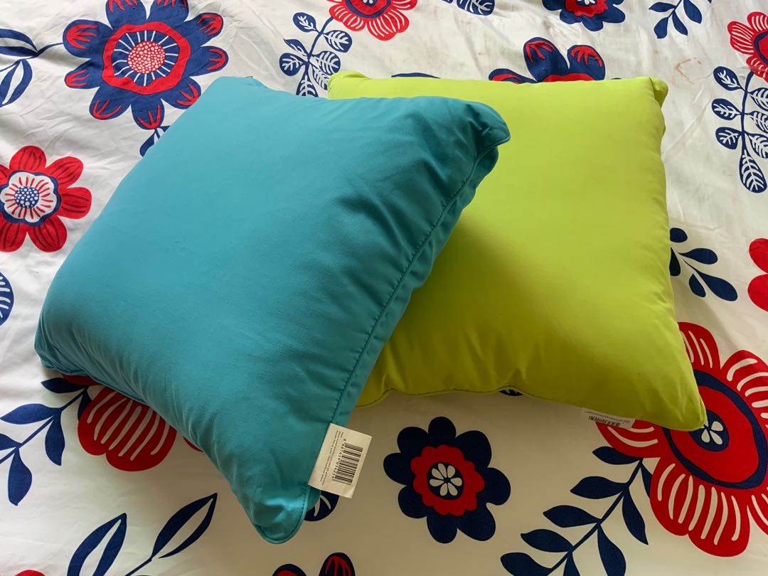 Cushions with cover, Furniture & Home Living, Bedding & Towels on Carousell