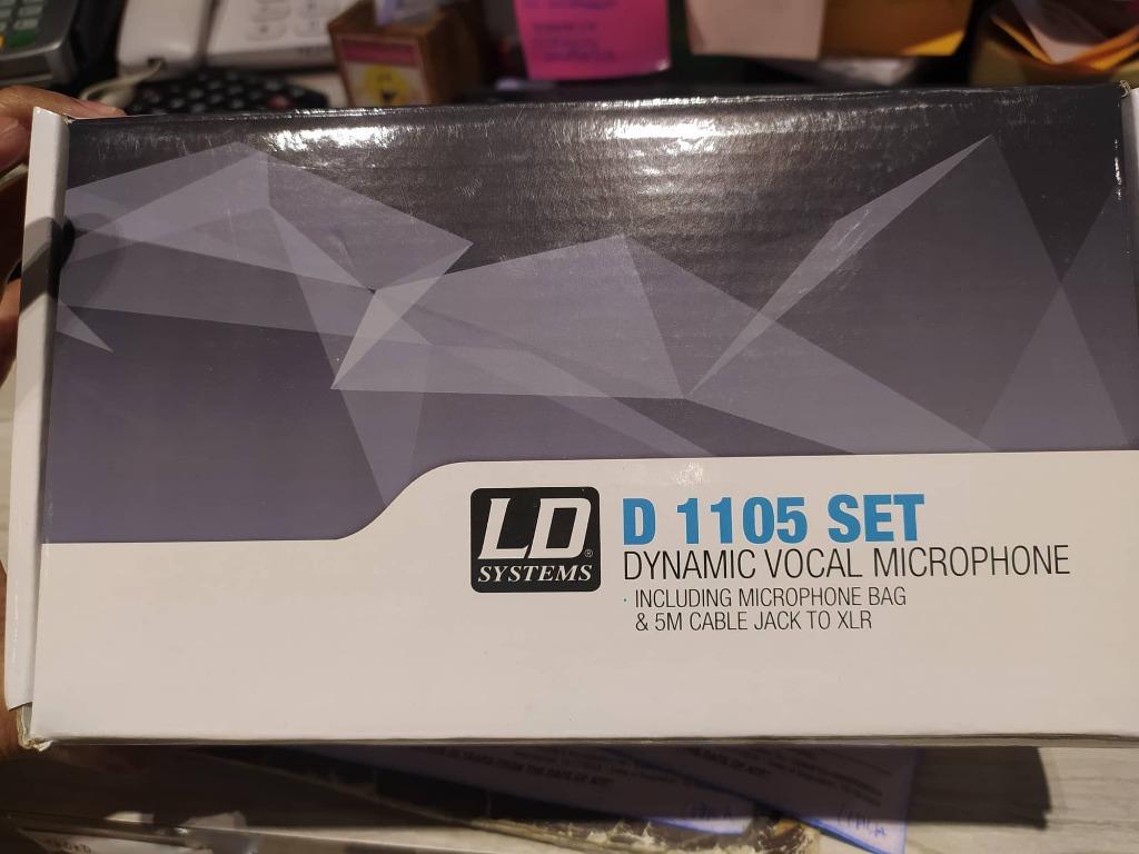 D1105 Dynamic Vocal Microphone ( Lazada & Shopee ) (Category: Microphones) located in Caloocan City. Submitted by intunelazshopee-34345 (Listing ID 1168117019, Image 2). Description: LD D1105 SET DYNAMIC VOCAL MICROPHONE INCLUDING MICROPHONE BAG & 5M CABLE JACK TO XLR SRP: P1,850.00 For further inquiries, you may contact at -(8-3732326) 09171247388 - Glaisa Come & Visit us at InTune Pro Music Center #2 Scout Rallos St, Diliman , Quezon city Intun