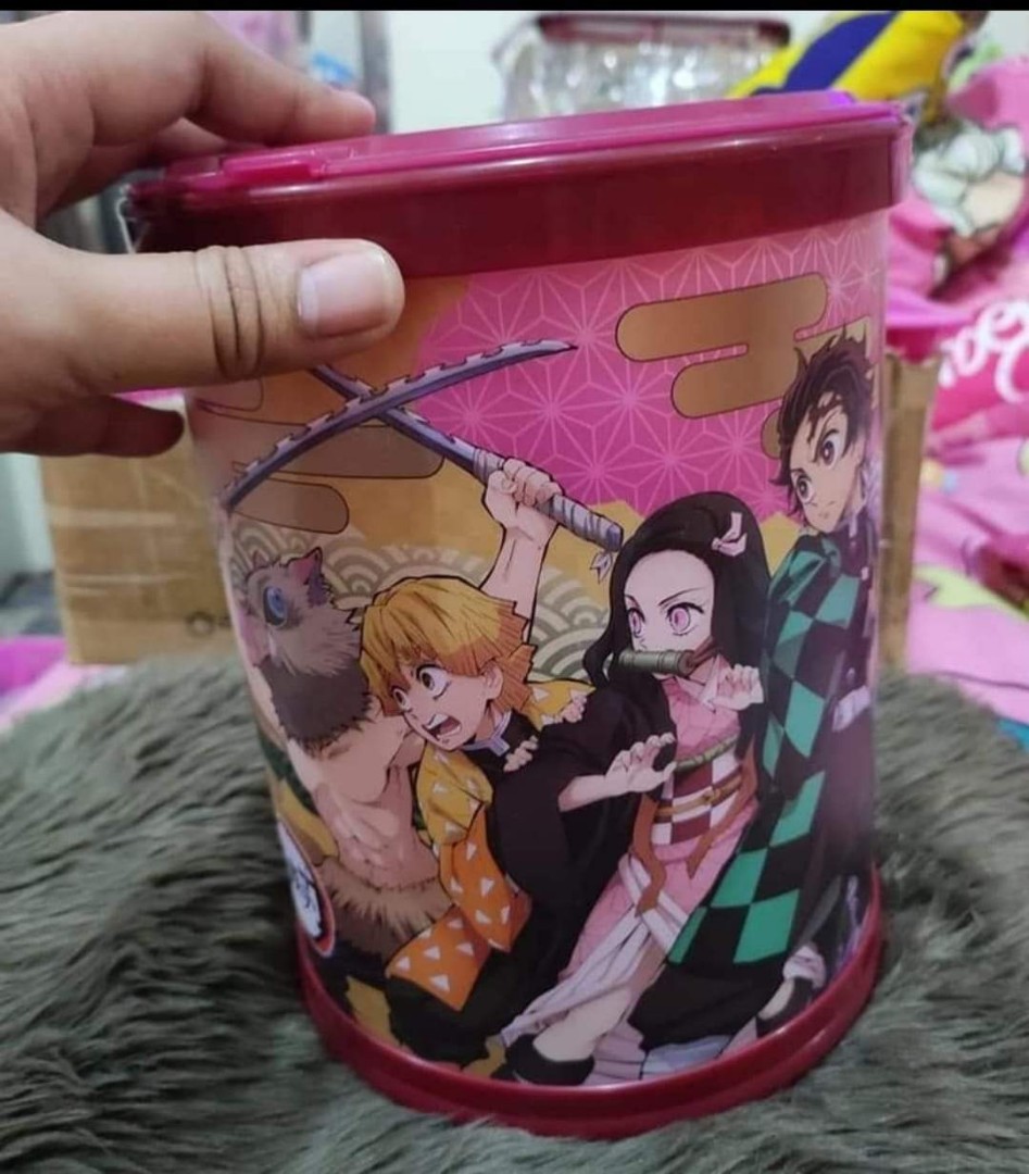 DEMON SLAYER ROUND POPCORN BUCKET, Hobbies & Toys, Toys & Games on