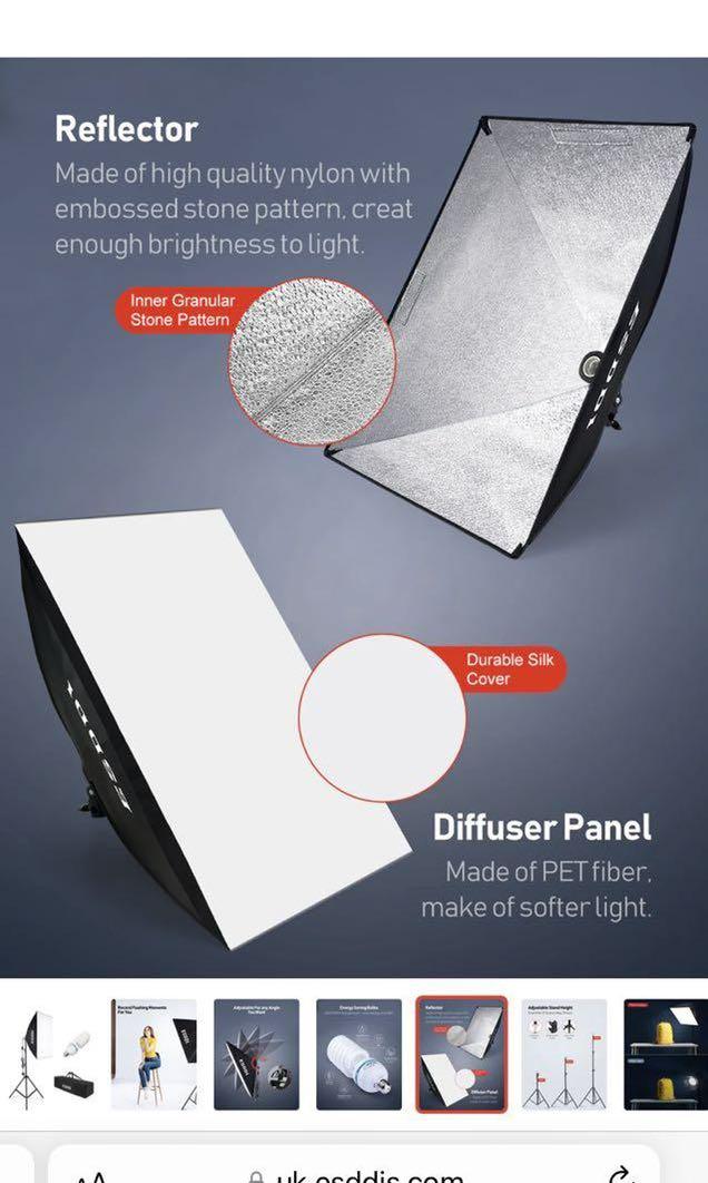 ESDDI PS040 Softbox Photography Lighting, Photography, Photography