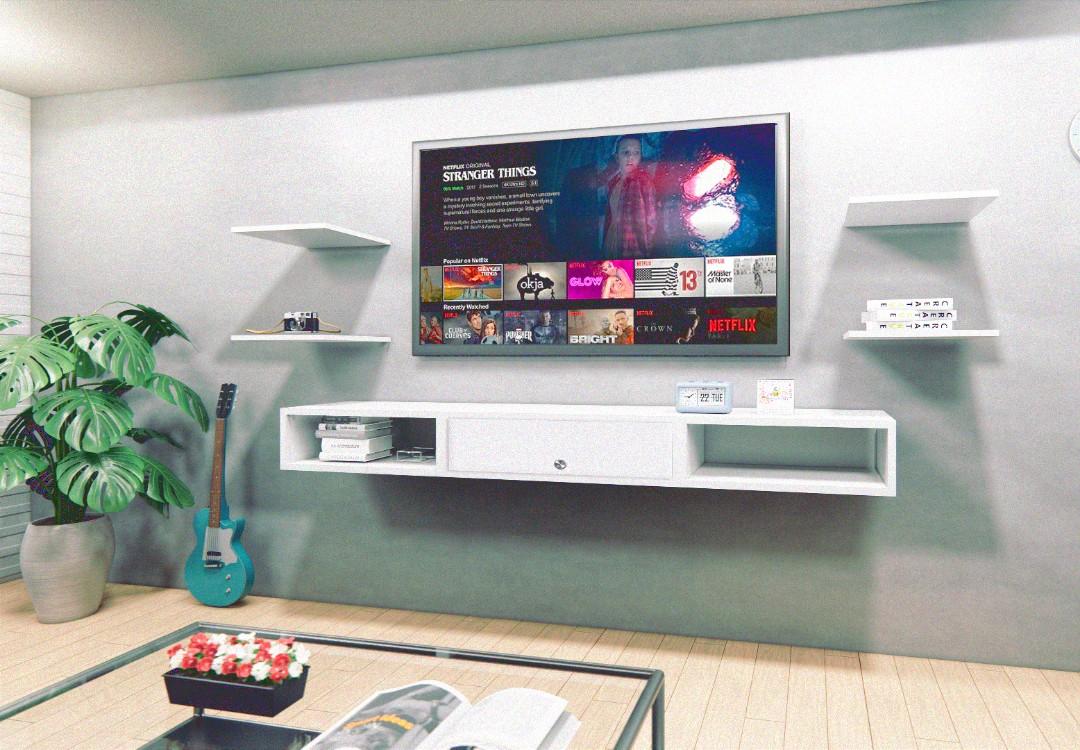 Floating TV Console, Furniture & Home Living, Furniture, TV Consoles on