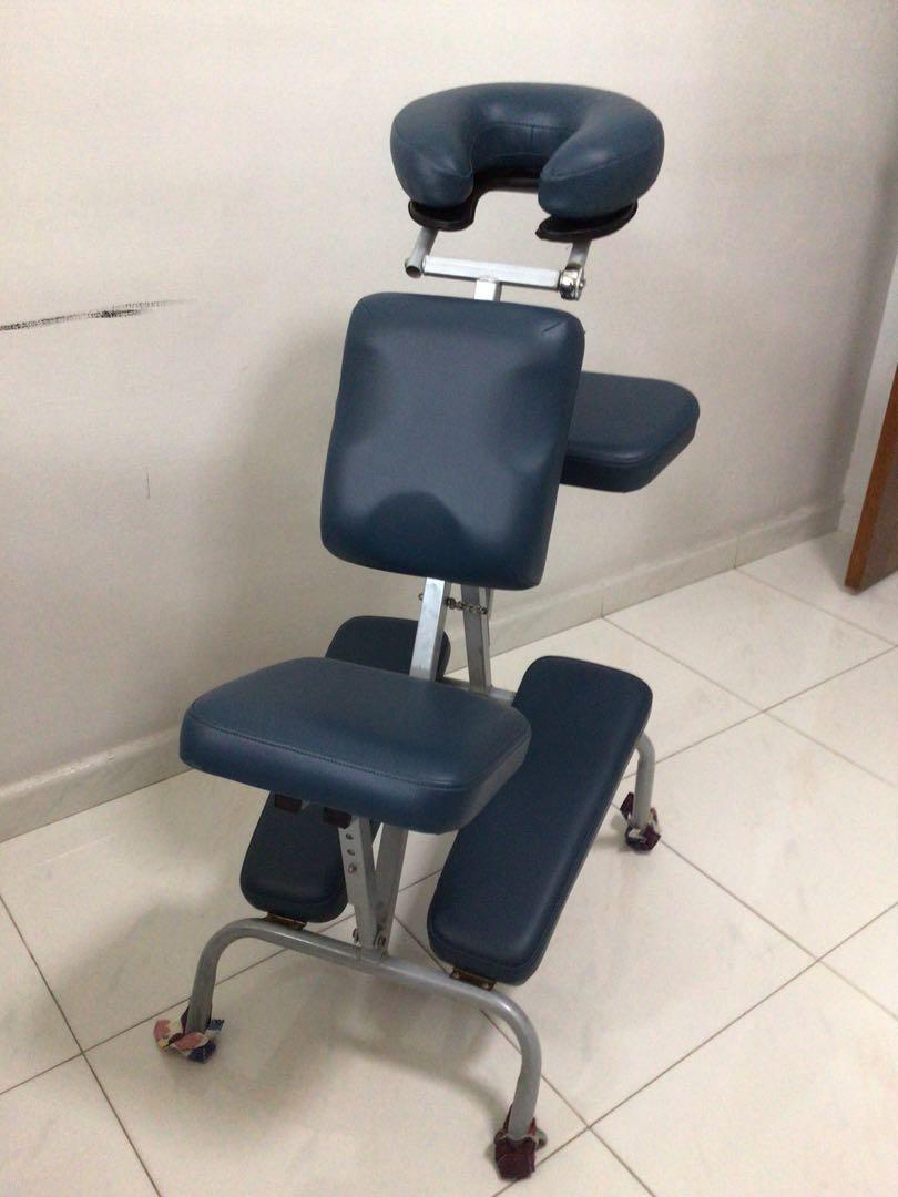 Foldable massage Chair for vitrectomy recovery, Furniture & Home Living