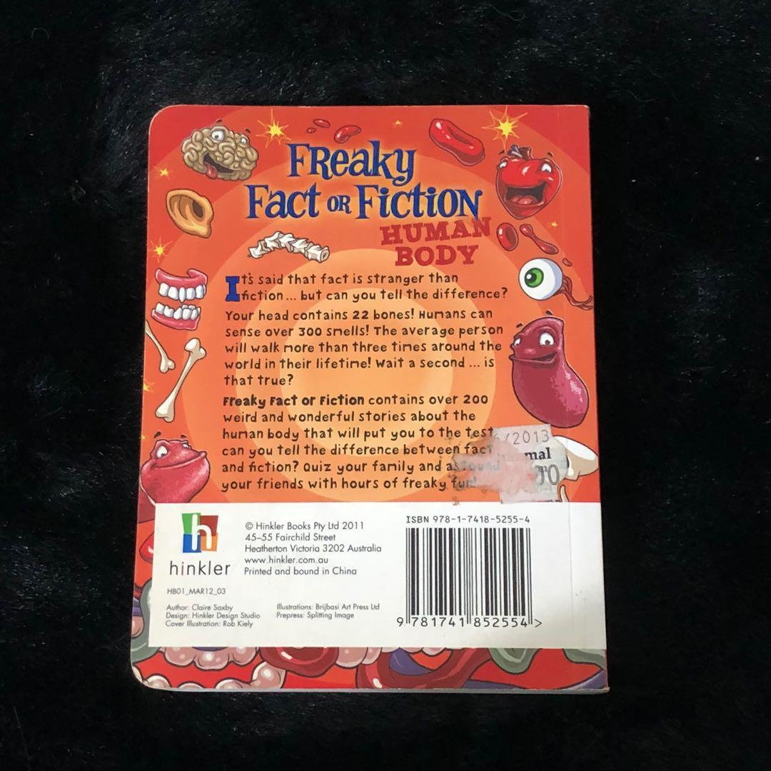 Freaky Fact or Fiction Human Body, Hobbies & Toys, Books & Magazines(03)