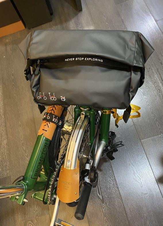 Front BLOCK Bag FOLDING BIKE WATERPROOF BROMPTON PIKES TRIFOLD FOLDING., Sports Equipment