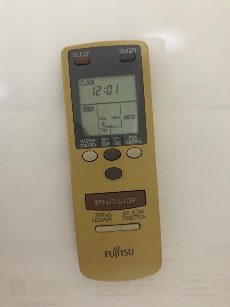Fujitsu aircon remote control original, TV & Home Appliances, Air