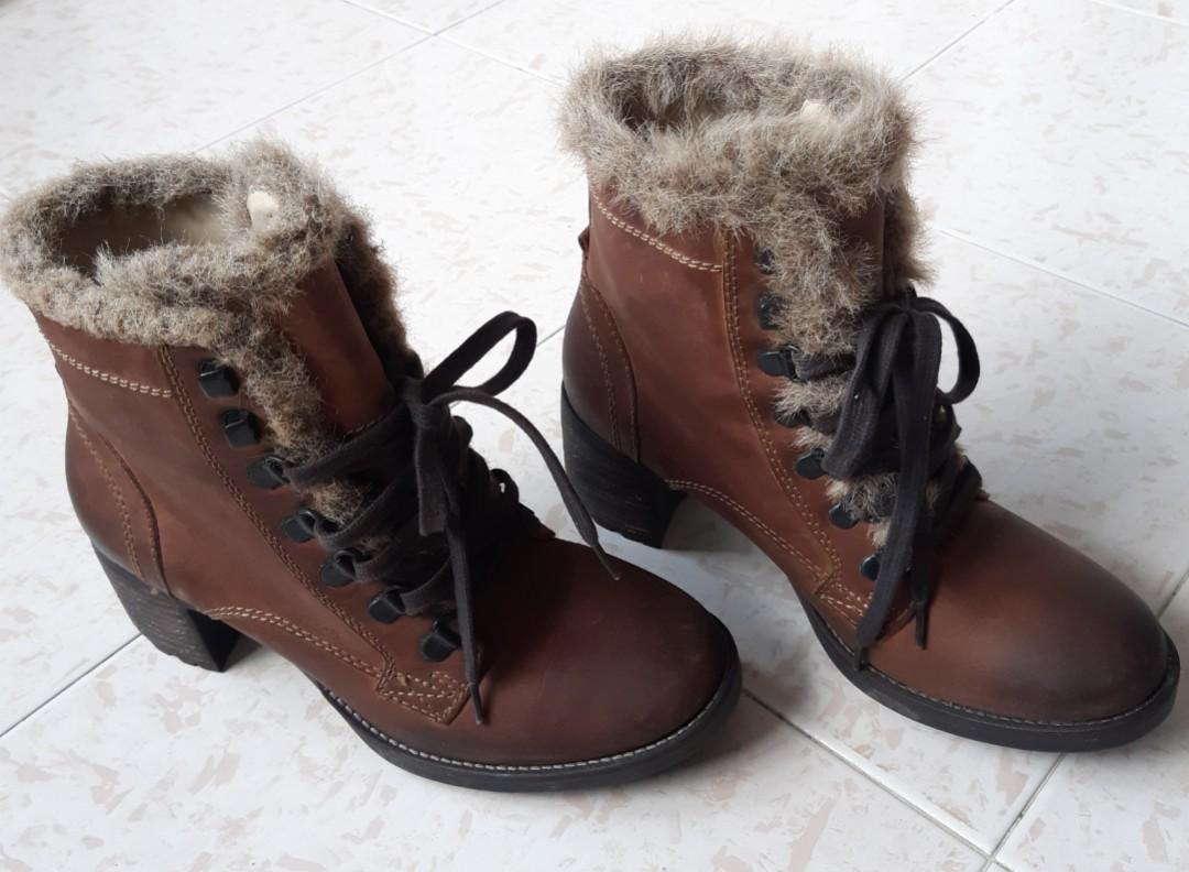 Geox Lace Up Ankle Boots Size 37 Women s Fashion Footwear Boots