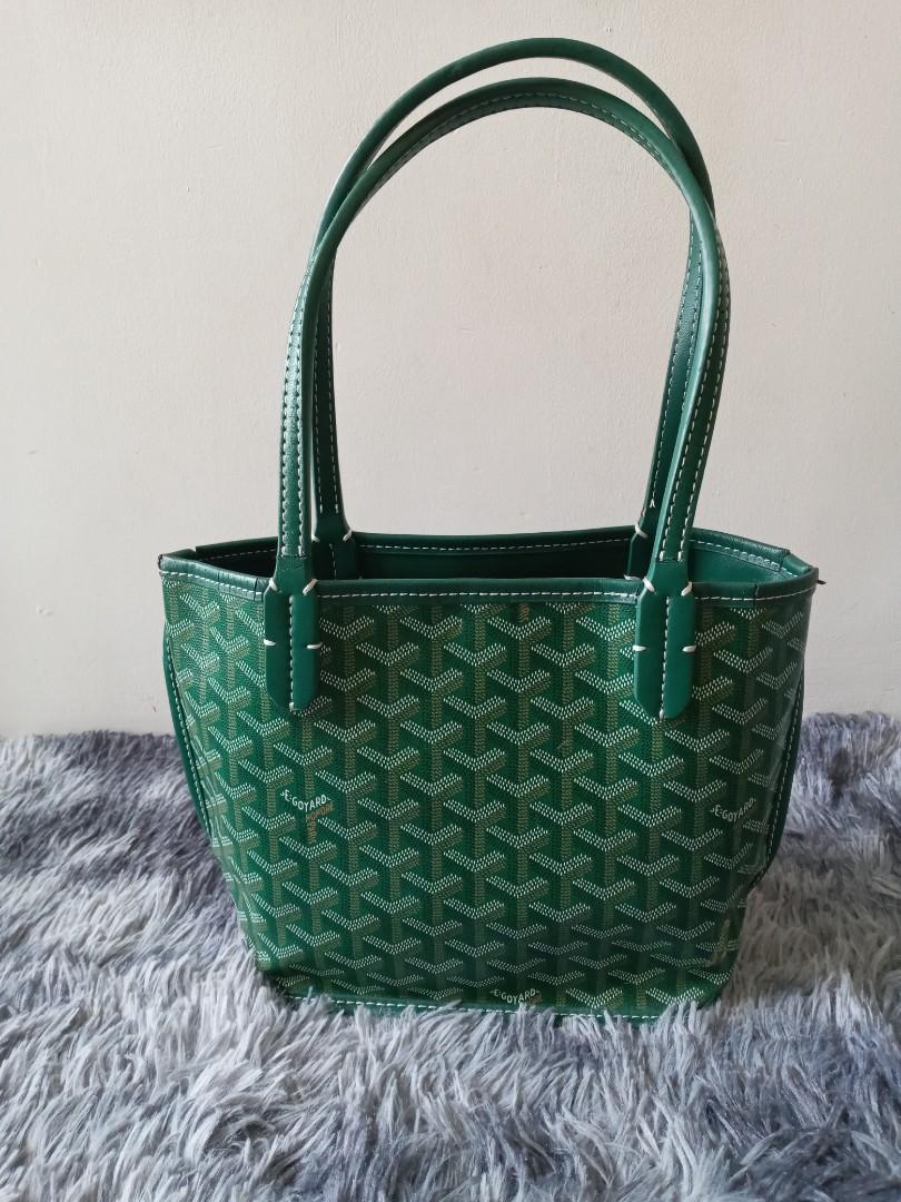 Goyard small tote hot sale bag