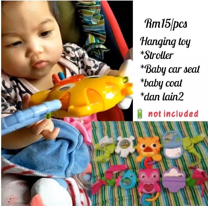Hanging toys for baby car seat discount