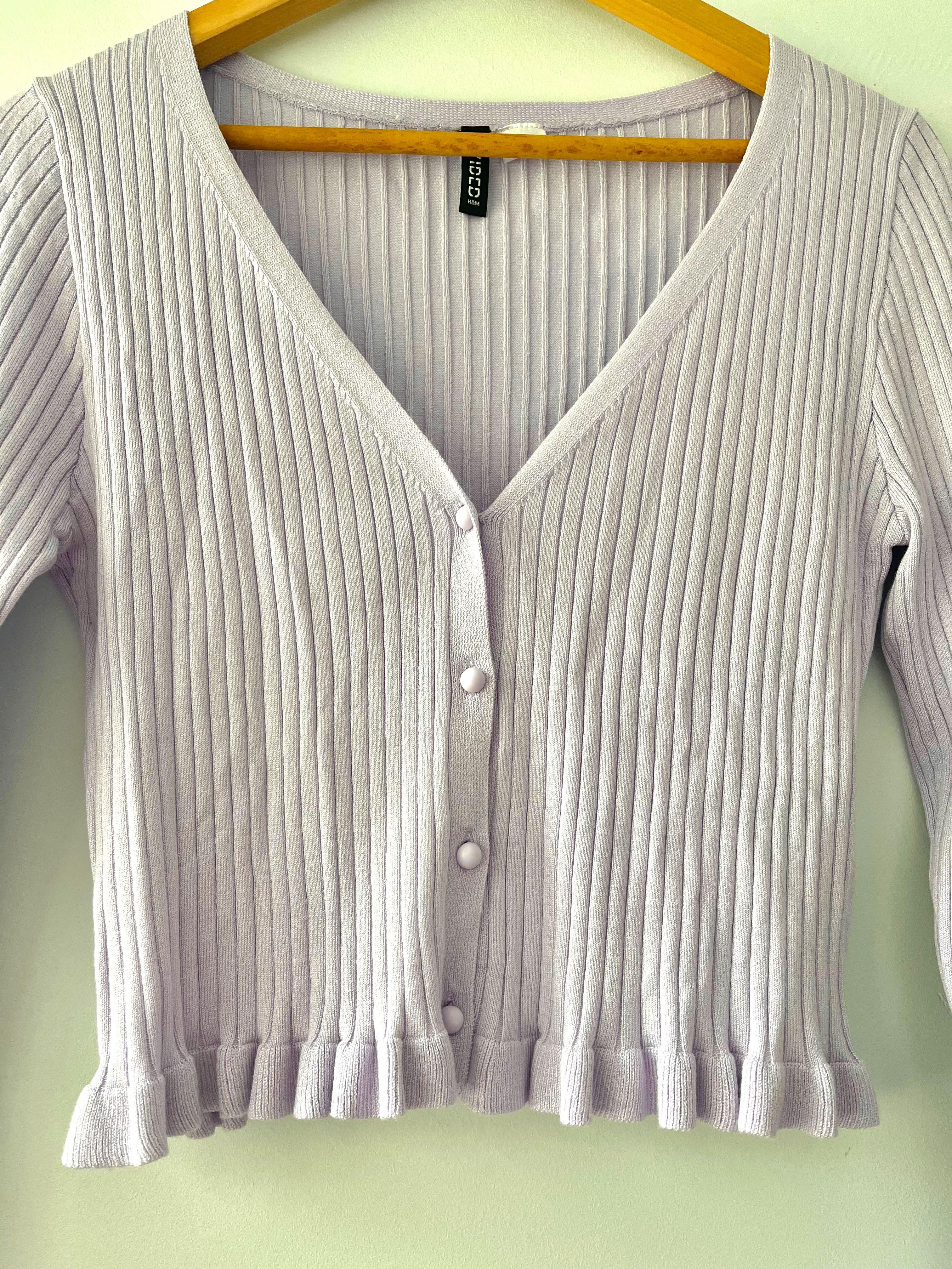 Frilly cardigan sale
