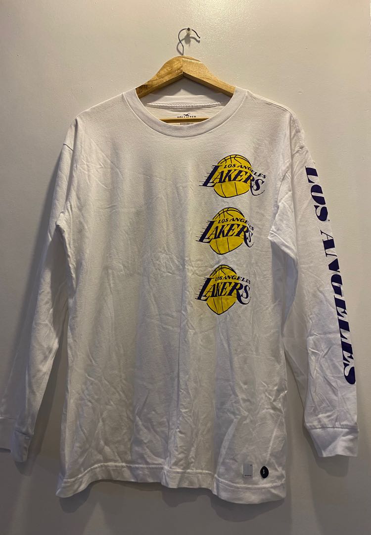 Hollister LA Lakers Shirt XL Mens Long Sleeve Crew India