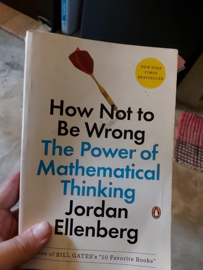 How Not to Be Wrong Jordan Ellenberg, Hobbies & Toys, Books & Magazines, Fiction & NonFiction