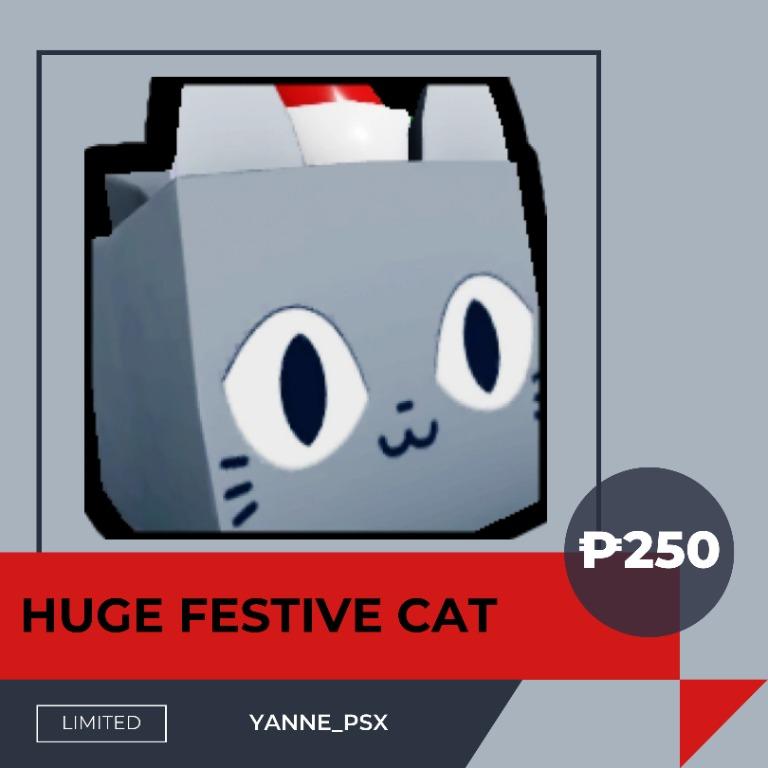 Huge Festive Cat HFC [PET SIMULATOR X HUGE PETS, EXCLUSIVES, PSX