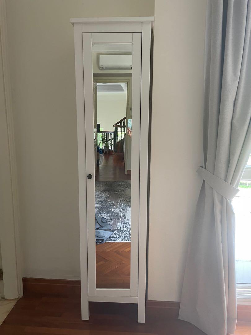 Hemnes high cabinet with mirror 2025 door